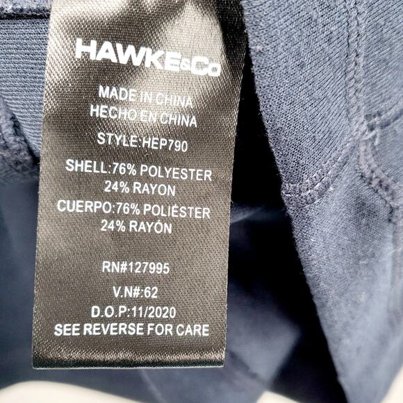 Hawke & Co Navy Blue Breathable 1/4 Zip Pullover Activewear Sweater Men’s Sz XL - Picture 6 of 7